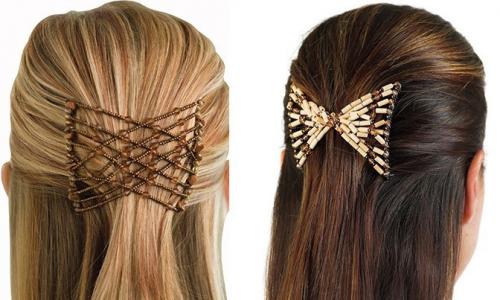 Как заколоть короткие волосы красиво сзади крабиком. Как красиво заколоть волосы крабиком