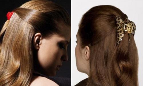 Как заколоть короткие волосы красиво сзади крабиком. Как красиво заколоть волосы крабиком