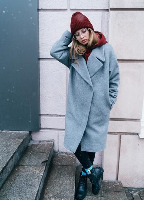 С чем носить пальто реглан. Выбираем пальто