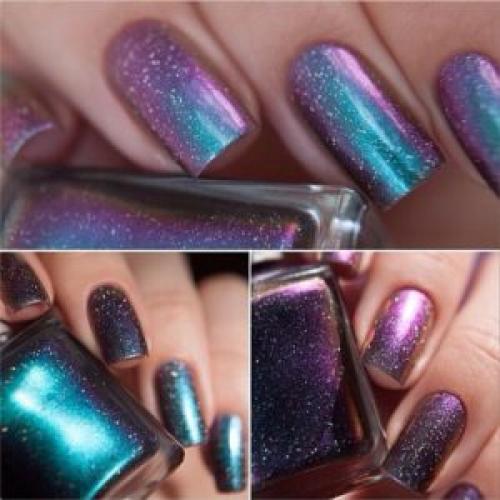 Звездное небо на ногтях маникюр. Создаем звездное небо на ногтях