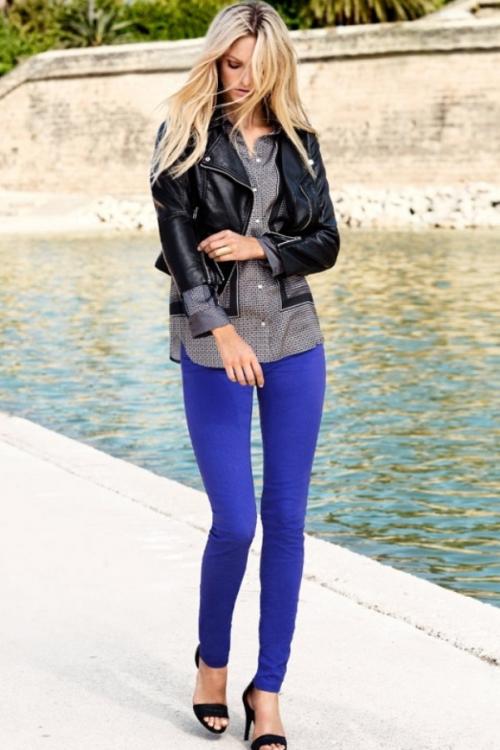 Какие брюки под коричневые туфли. Идеальная пара к синему