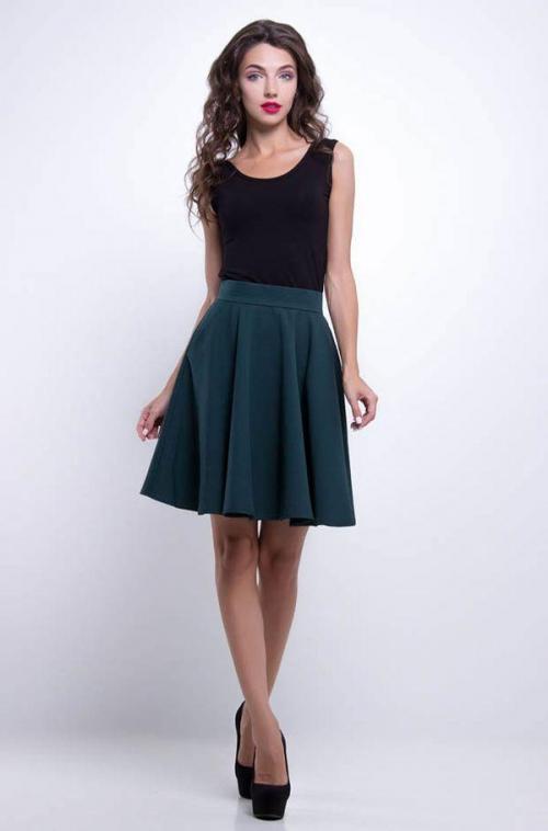 С чем носить завышенную юбку солнце. С чем носить юбку солнце, модные образы и советы стилистов