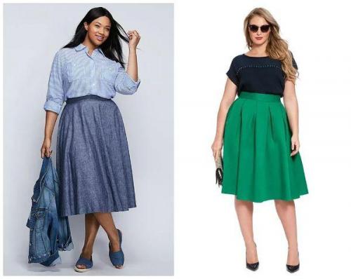 С чем носить завышенную юбку солнце. С чем носить юбку солнце, модные образы и советы стилистов