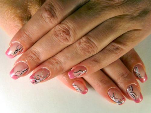 Французский маникюр с розовой основой. Розовый френч — 85 фото лучшей альтернативы классике