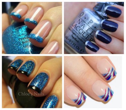 Розовый френч с блестками. Удачные идеи цветового решения