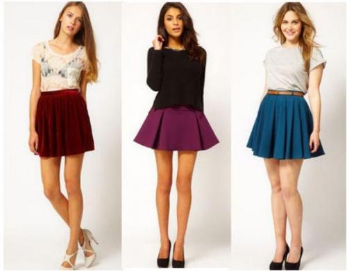 С чем носить завышенную юбку солнце. С чем носить юбку солнце, модные образы и советы стилистов