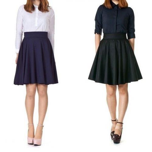 С чем носить завышенную юбку солнце. С чем носить юбку солнце, модные образы и советы стилистов