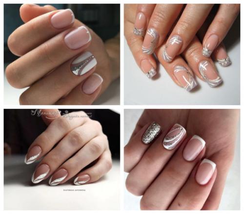 Розовый френч с блестками. Удачные идеи цветового решения