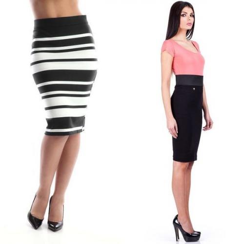 С чем носить завышенную юбку-карандаш короткую. С чем носить юбку-карандаш – примеры образов на фото