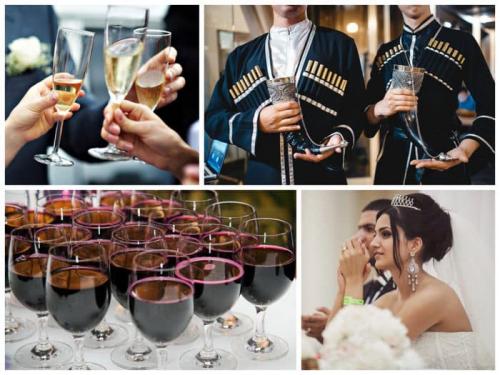 Грузинские тосты на день рождения женщине. Тосты на свадьбу