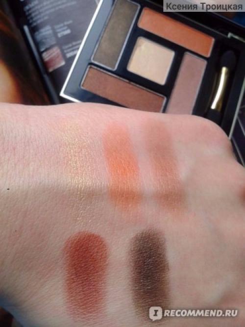 Палитра теней для век ЛЮКС. Палитра теней Эйвон Люкс "Золотая дымка" порадовала качеством и оттенками.