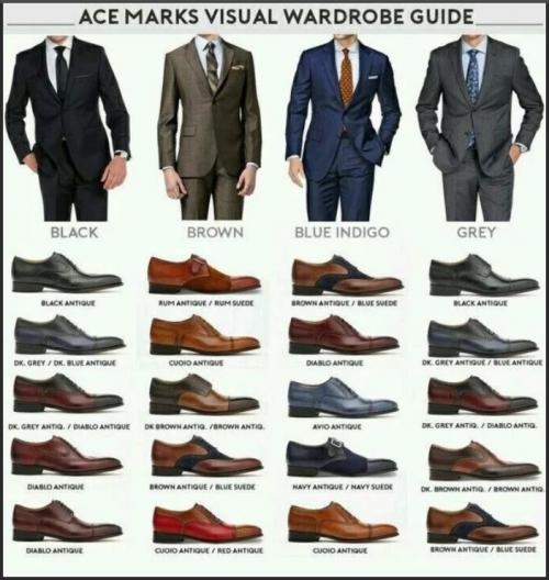 Сочетание обуви с брюками. Как должны сочетаться цвета мужских туфель и брюк