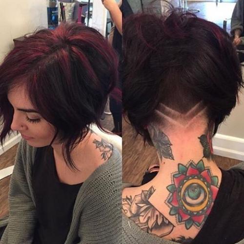 Короткие женские стрижки на ножке. Боб-каре на ножке – кому идет 05 Короткие женские стрижки на ножке. Боб-каре на ножке – кому идет 05