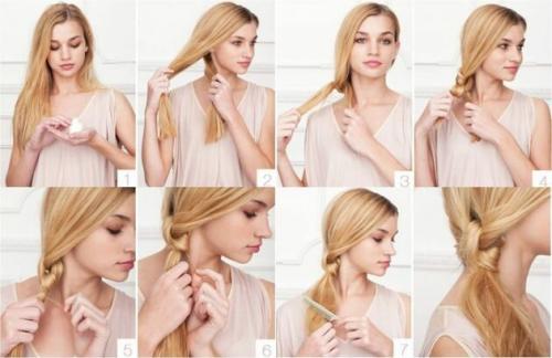 Как красиво убрать волосы от лица. Варианты на стрижку средней длины