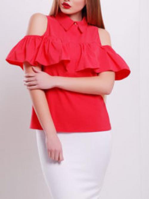 Кофты из трикотажного полотна. Фасоны блузок из трикотажа