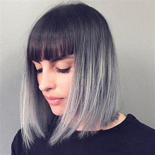 Окрашивание смоки омбре.