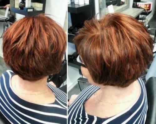 Мелирование на русые волосы на каре. Подбор оттенков мелирования на каре