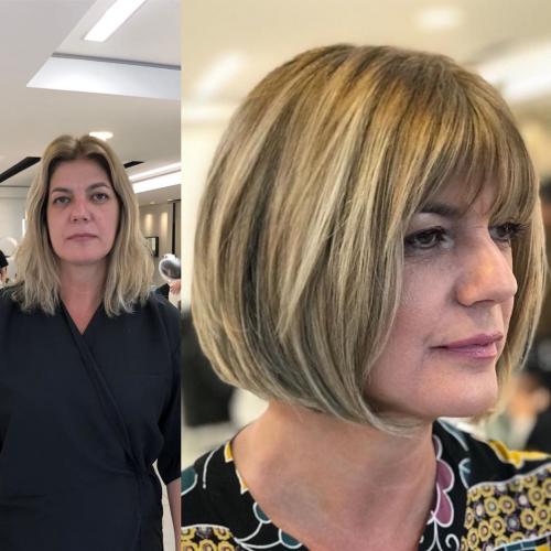 Многослойные стрижки 2020. Ультрамодная челка 2020: свежие идеи стрижек 45+