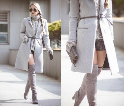 Обувь под длинное зимнее пальто. С какой обувью носить женское пальто до колена?