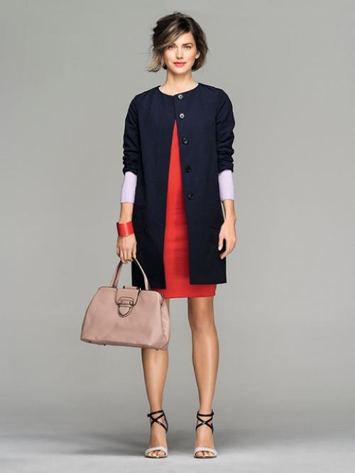 Короткое пальто с рукавом 3/4. Как носить пальто с рукавом 3/4