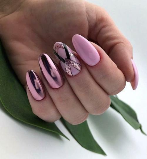 Маникюр с втиркой 2020. Новинки маникюра с втиркой 2019-2020: топовые идеи на фото