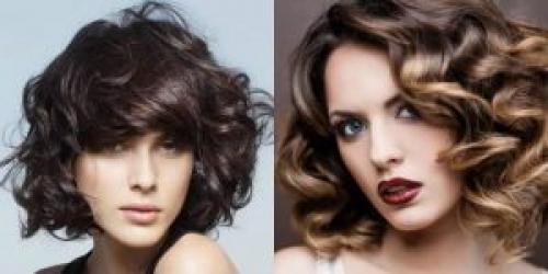 Короткие стрижки для вьющихся волос 2019. Модные прически средних кудрявых волос 2019