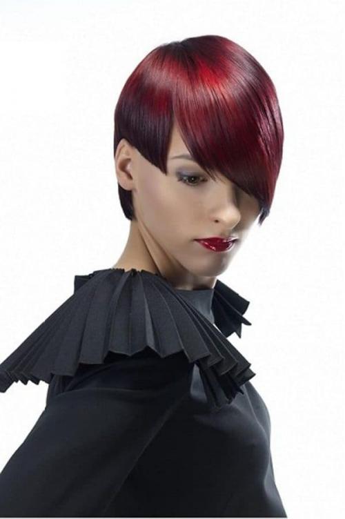 Симметрия на короткие волосы. Стрижка ассиметрия – ассиметричные прически для женщин с челкой