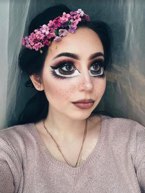 Грим на Хэллоуин. Макияж и грим на Хэллоуин: делаем мейкап своими руками в домашних условиях