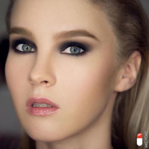 Подложка под смоки айс. Как создать эффект смоки айс, используя жидкий лайнер?