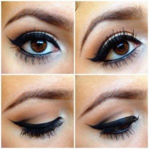 Какие ошибки наиболее часто допускаются при создании вечернего макияжа для карих глаз. Макияж для карих глаз на вечеринку: правила и ошибки создания