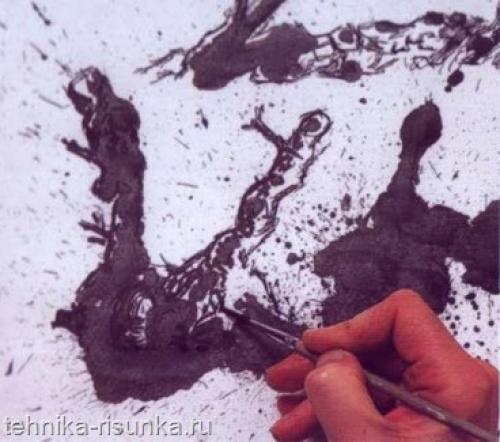 Кисть для туши рисование. Как рисовать тушью кистью и чернилами?