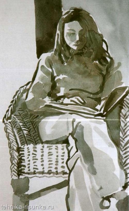 Кисть для туши рисование. Как рисовать тушью кистью и чернилами?