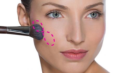 Как нанести румяна, чтобы лицо казалось худее. Как правильно наносить румяна, чтобы лицо казалось худее