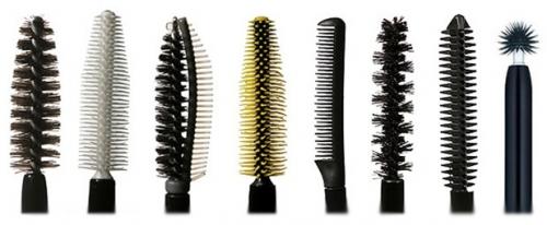 Виды щеточек туши для ресниц. Форма щеточек туши для ресниц