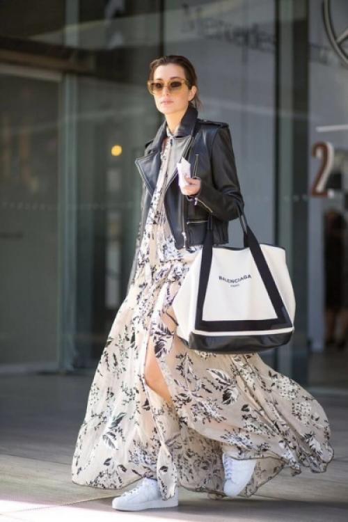 Осень платье с кроссовками. Какие платья можно носить с кроссовками: советы стилиста 10