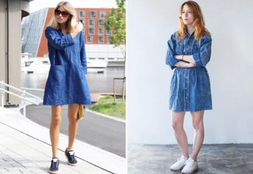 Спортивное платье с кроссовками. Кроссовки с платьем: как сочетать