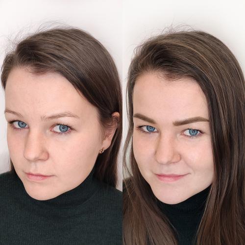 Как делается перманентный макияж бровей. Виды техник перманентного макияжа 19