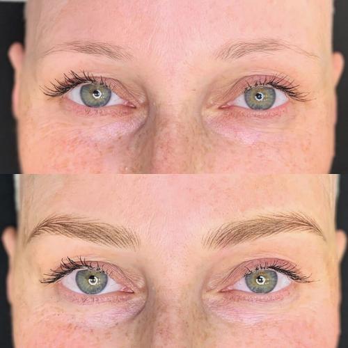 Как делается перманентный макияж бровей. Виды техник перманентного макияжа 10