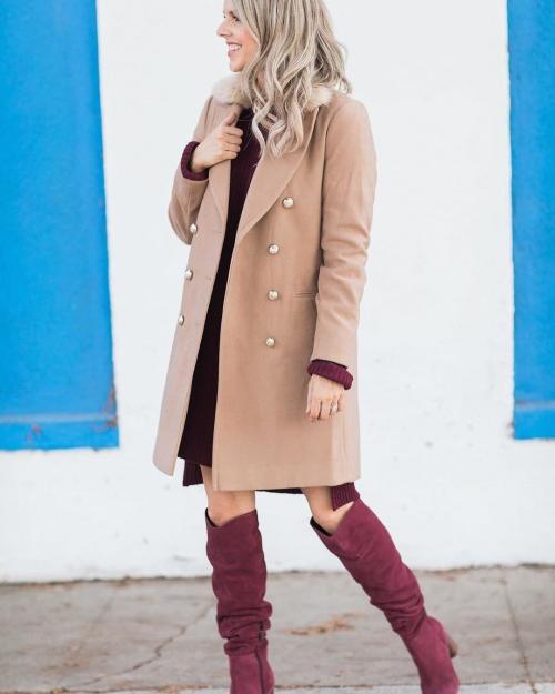 Обувь под длинное пальто. Подбираем обувь исходя из цвета пальто