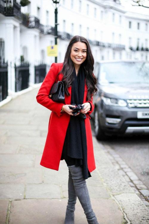 Обувь под длинное пальто. Подбираем обувь исходя из цвета пальто