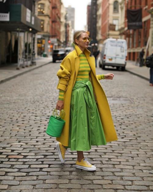 Пальто лук 2019. Трендовые пальто – осень 2019 03