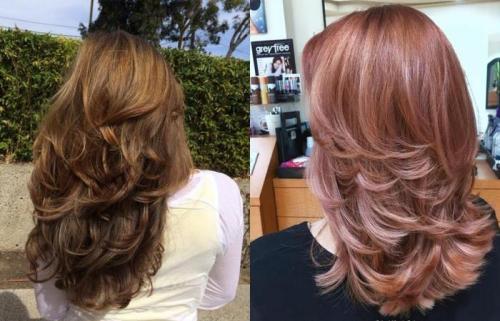 Стрижки на темные волосы средней длины. Градуированная стрижка