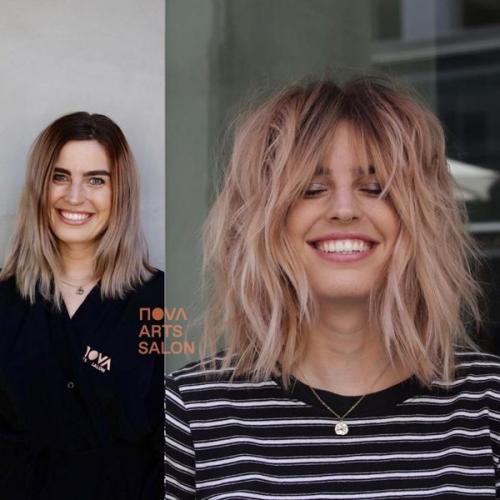 Месси-боб с челкой. Месси-боб: 15 вариантов легкой укладки модной стрижки