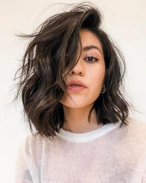 Месси-боб с челкой. Месси-боб: 15 вариантов легкой укладки модной стрижки