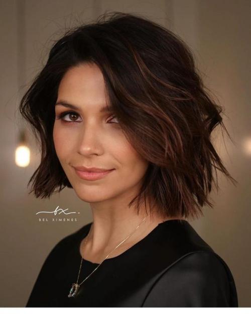 Месси-боб с челкой. Месси-боб: 15 вариантов легкой укладки модной стрижки