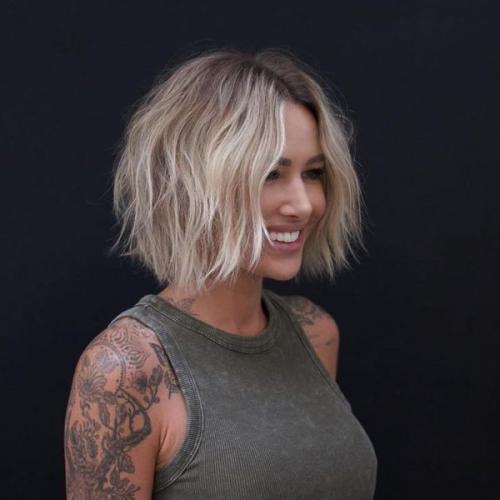 Месси-боб с челкой. Месси-боб: 15 вариантов легкой укладки модной стрижки