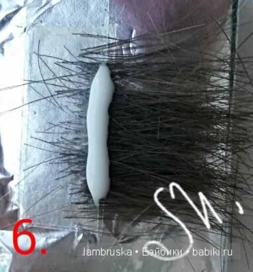 Как накрасить ресницы, как у куклы. Хлопай ресницами ! Как быстро сделать ресничный тресс для куклы, мастер-класс