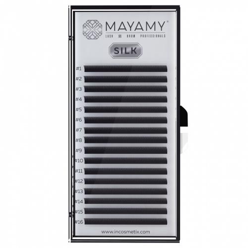 Наращивание ресниц кошачий глаз Мокрый эффект. Выбор изгиба для мокрого эффекта 01