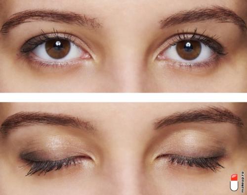 Макияж для овального лица и карих глаз. Макияж для светло-карих глаз