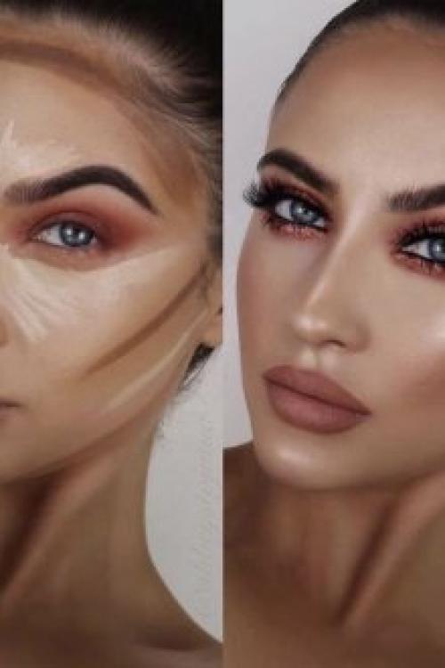 Как наносить румяна на круглое и овальное лицо. Особенность формы лица